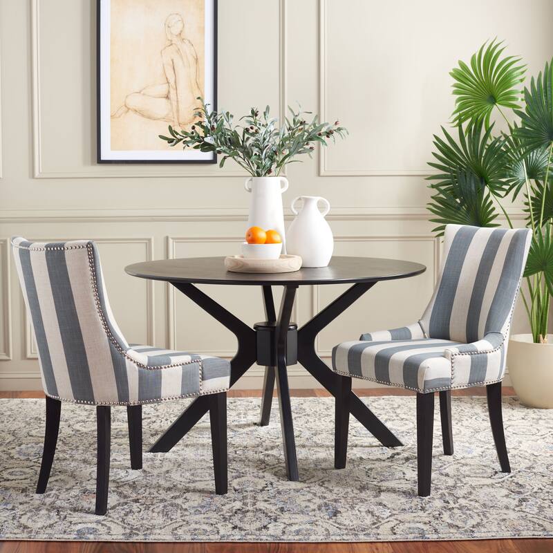 SAFAVIEH Lester Dining Chair (Set of 2) - 24"W x 25"D x 39"H
