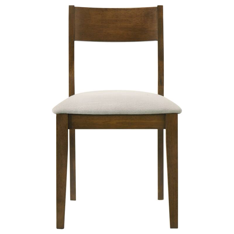 Warren Dark Brown Upholstered Dining Chair (Set of 2)