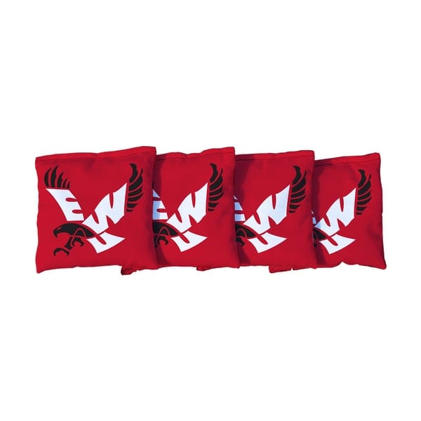 slide 2 of 3, Eastern Washington EWU Eagles Red Cornhole Bags All-Weather Resin Filled