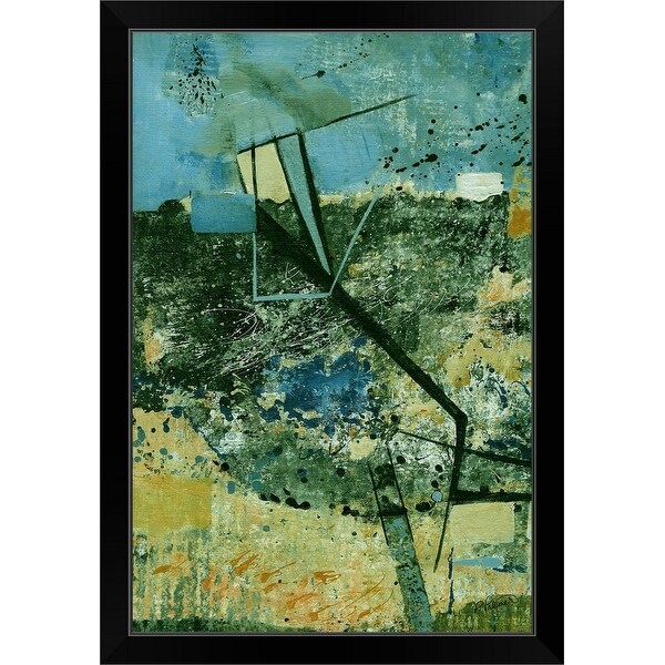 "Under Construction III" Black Framed Print