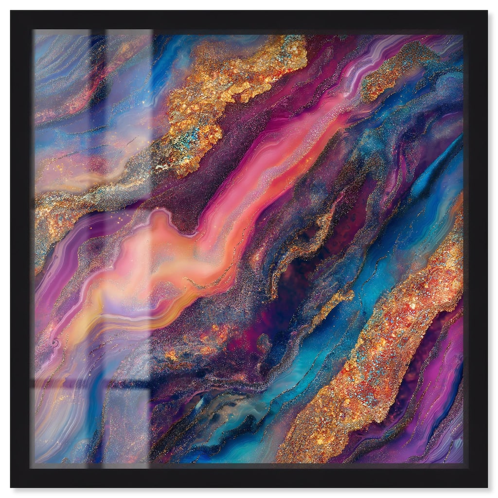 Glittering Spectrum III Shadowbox by Art Remedy