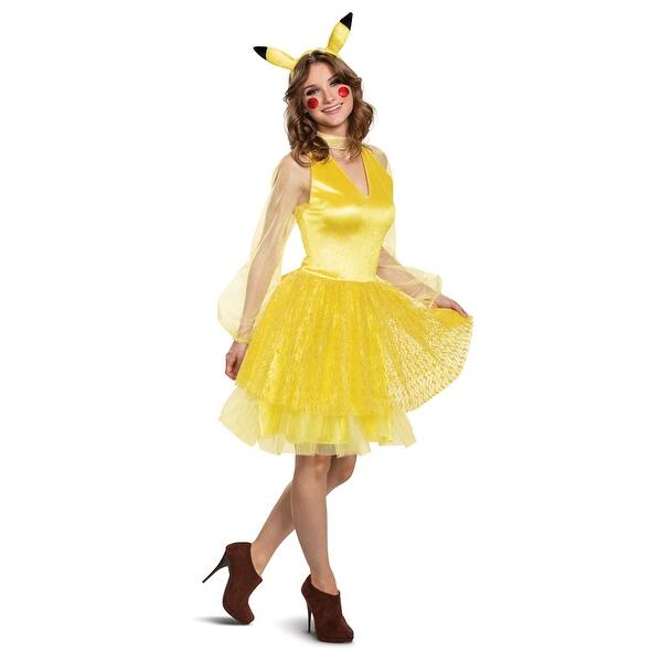 Womens Pikachu Deluxe Pokemon Costume