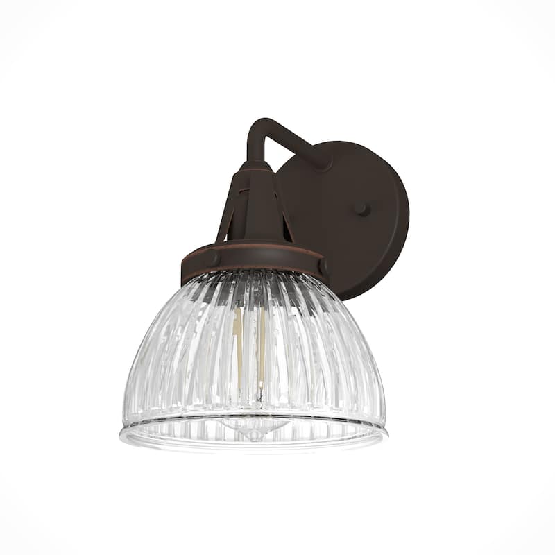 Hunter Cypress Grove 1-Light Wall Sconce - Hallway, Bathroom, Bedroom - Industrial, Transitional, Contemporary - Damp Rated!