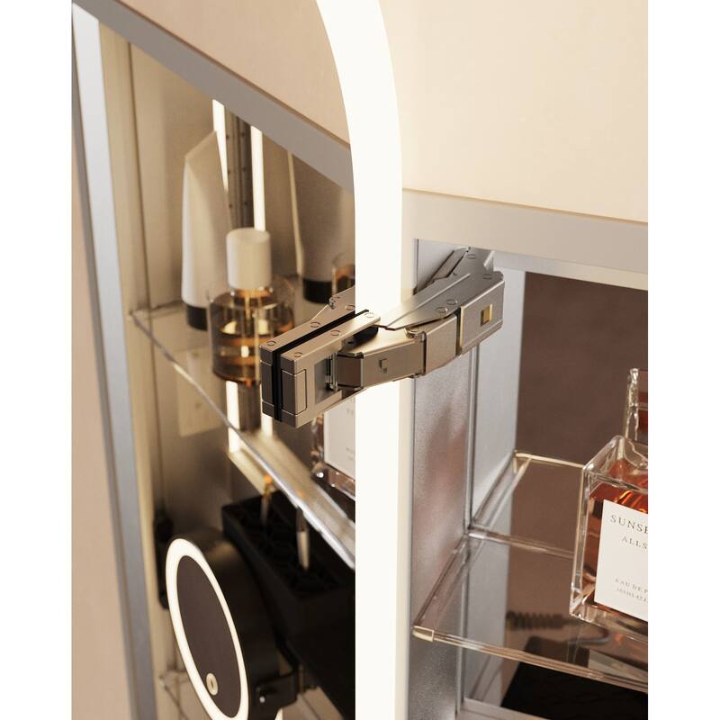 Robern GR2030D4FP1N Presence 19-1/4" x 30" Lighted Frameless Single