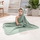 preview thumbnail 54 of 83, Comfy Cubs Hooded Baby Towels - 6 Layer, 100% Muslin Cotton - Large 32 x 32 Inch