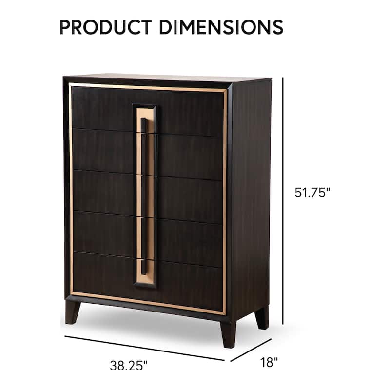 Furniture of America Nyx Modern 3-Piece Espresso Solid Wood Queen Panel Bedroom Set