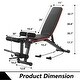 preview thumbnail 10 of 14, Ainfox Multi-Purpose Adjustable Weight Bench