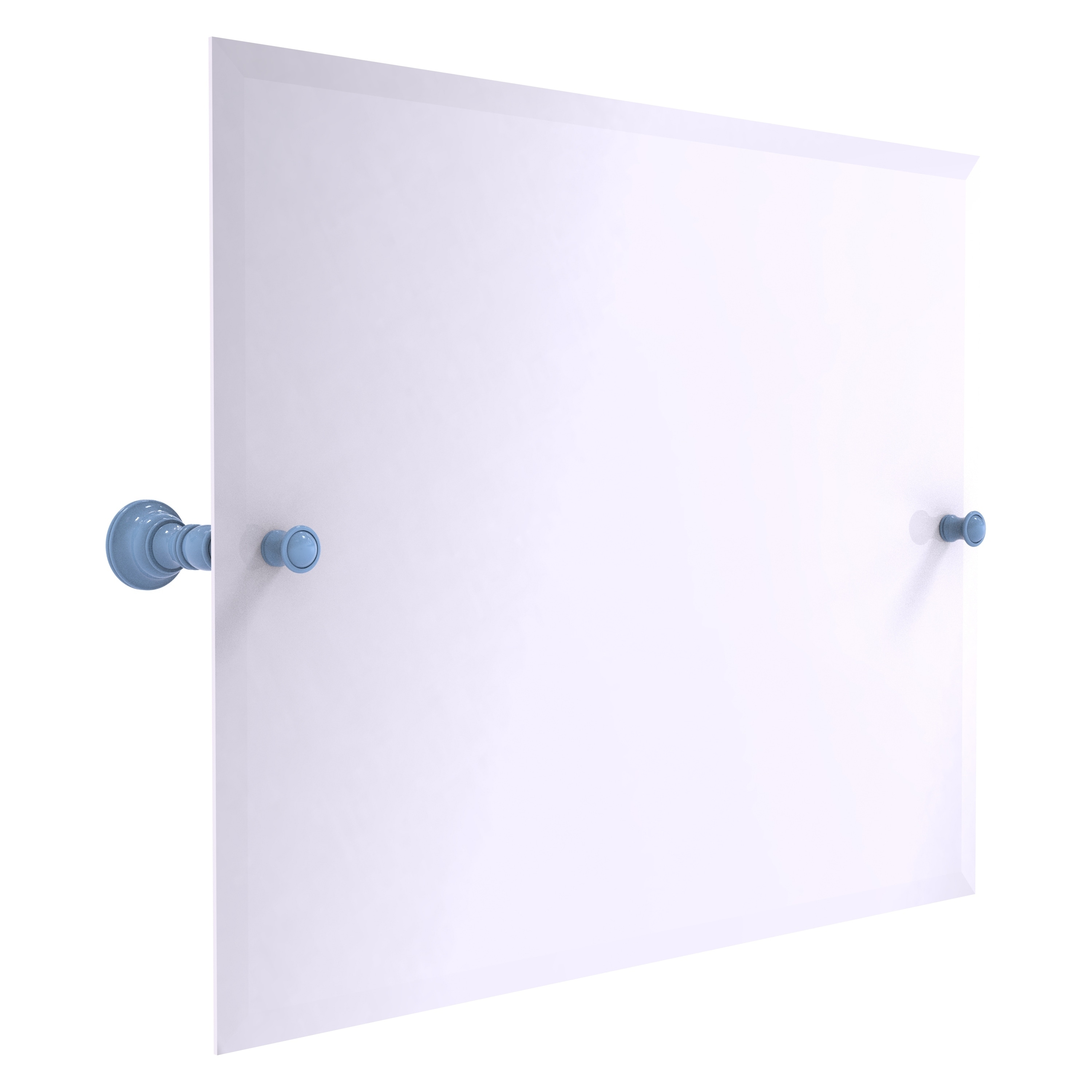 Allied Brass Carolina Collection Frameless Landscape Rectangular Tilt Mirror with Beveled Edge