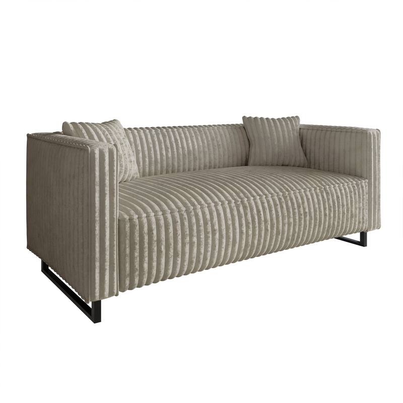 CraftPorch Mid Century Modern 3- Pieces Upholstered Living Room Set