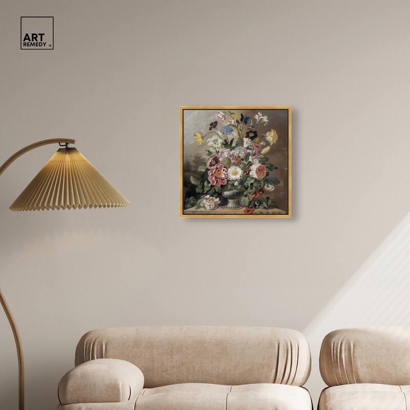 Classical Dream Vase Canvas by Art Remedy