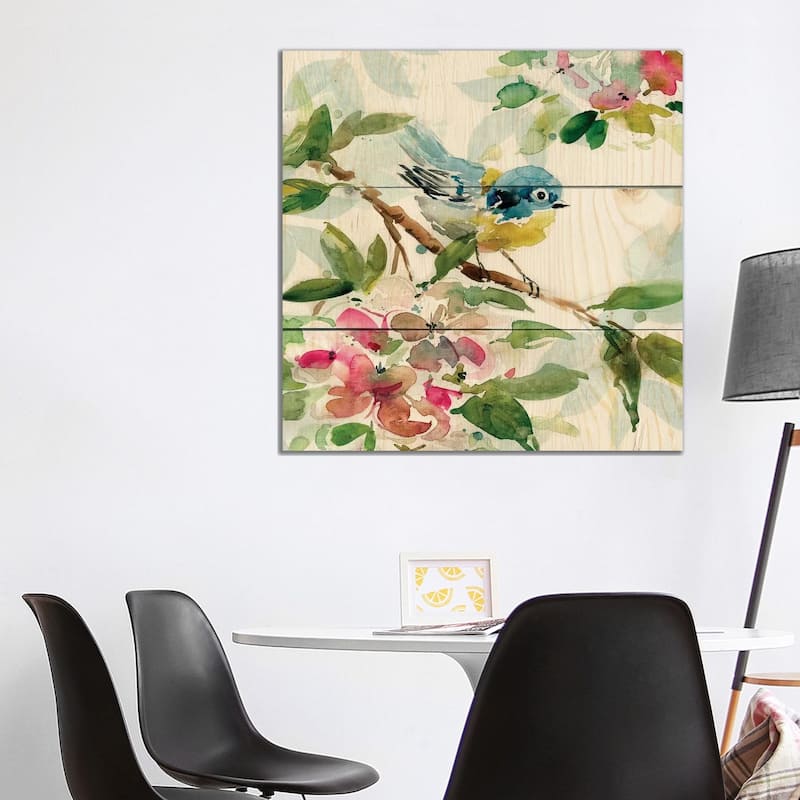 iCanvas "Birds and Blossoms I" by Carol Robinson Canvas Print - 37x37x1.5