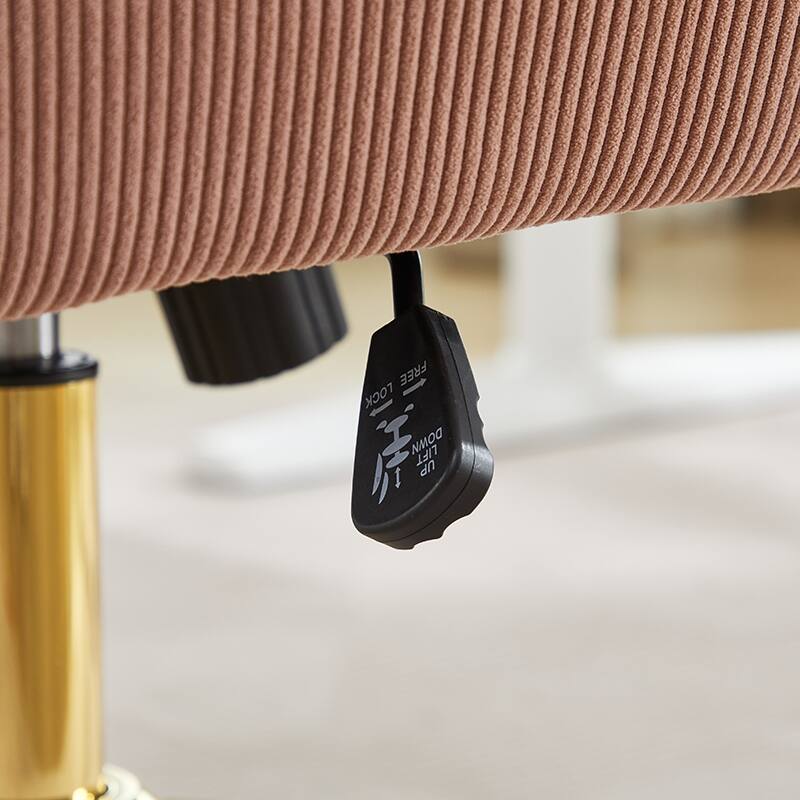 Mid-back liftable Office chair, Striped Fabric, ergonomically designed, The mid-back design provides a better sitting experience