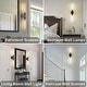 preview thumbnail 11 of 96, KAYLA Modern Glass Wall Sconces, Indoor Wall Lighting Wall Light Fixtures, Vanity Light with Glass Shade(2-Sets)