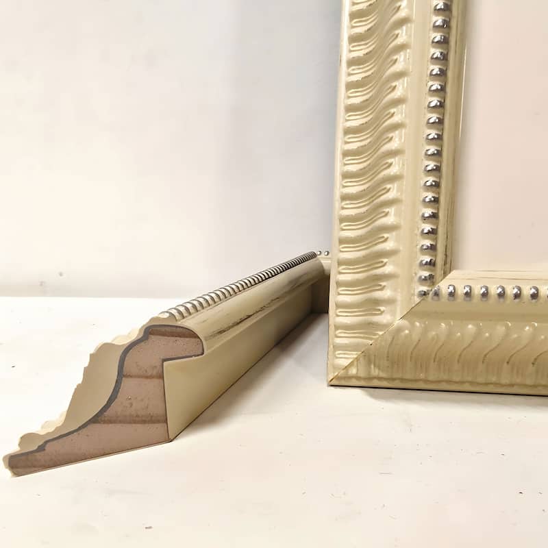 Set of 3 Pink Flower Framed Wall Art - Botanical Floral Prints with Wood Picture Frames, Antique Frame Style Wall Decor