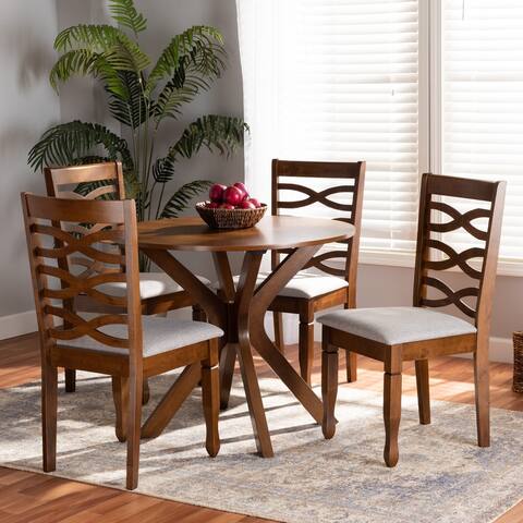 Mila Modern and Contemporary 5-Piece Dining Set