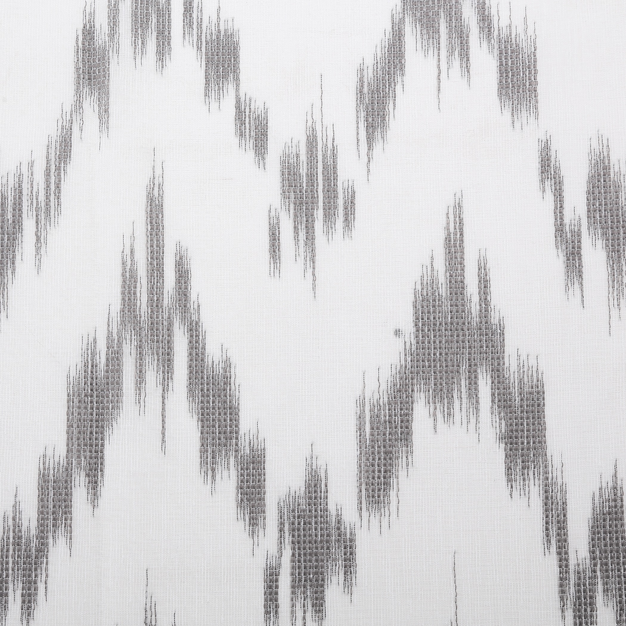 Scott Living Santo Ikat Print Textured Sheer Rod Pocket Curtain Panel Overstock 31283699