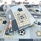 preview thumbnail 3 of 5, Taylor & Olive Blue Patchwork Sports Quilt Bedding Set