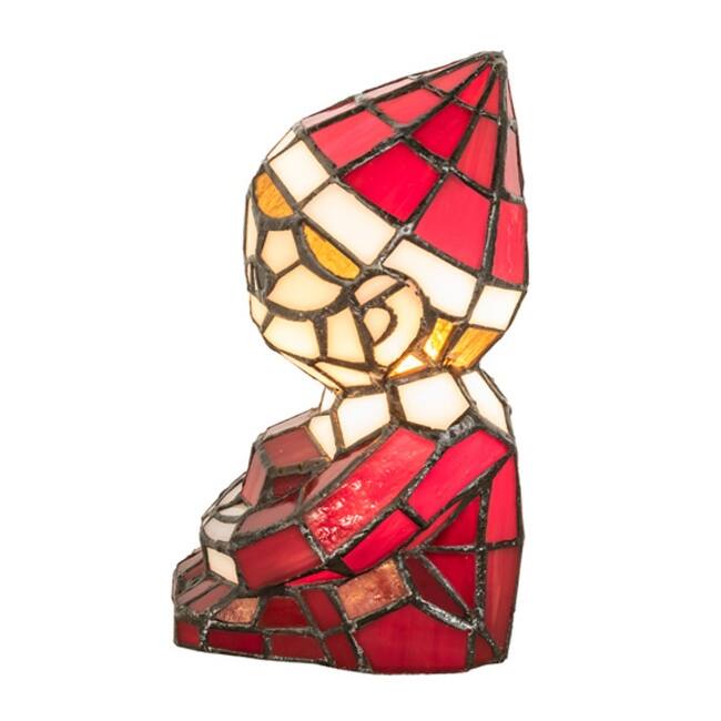 Meyda Tiffany 240398 Elf 7" Tall Red Novelty Specialty Lamp