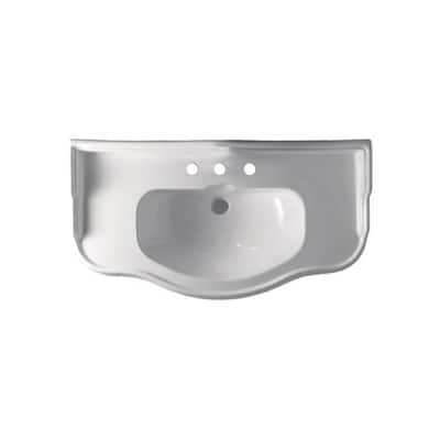 WS Bath Collections Retro 1050.03 Retro 39-3/8" Rectangular Ceramic