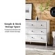 preview thumbnail 7 of 62, Walker Edison Bullrushes 6-Drawer Solid Wood Dresser