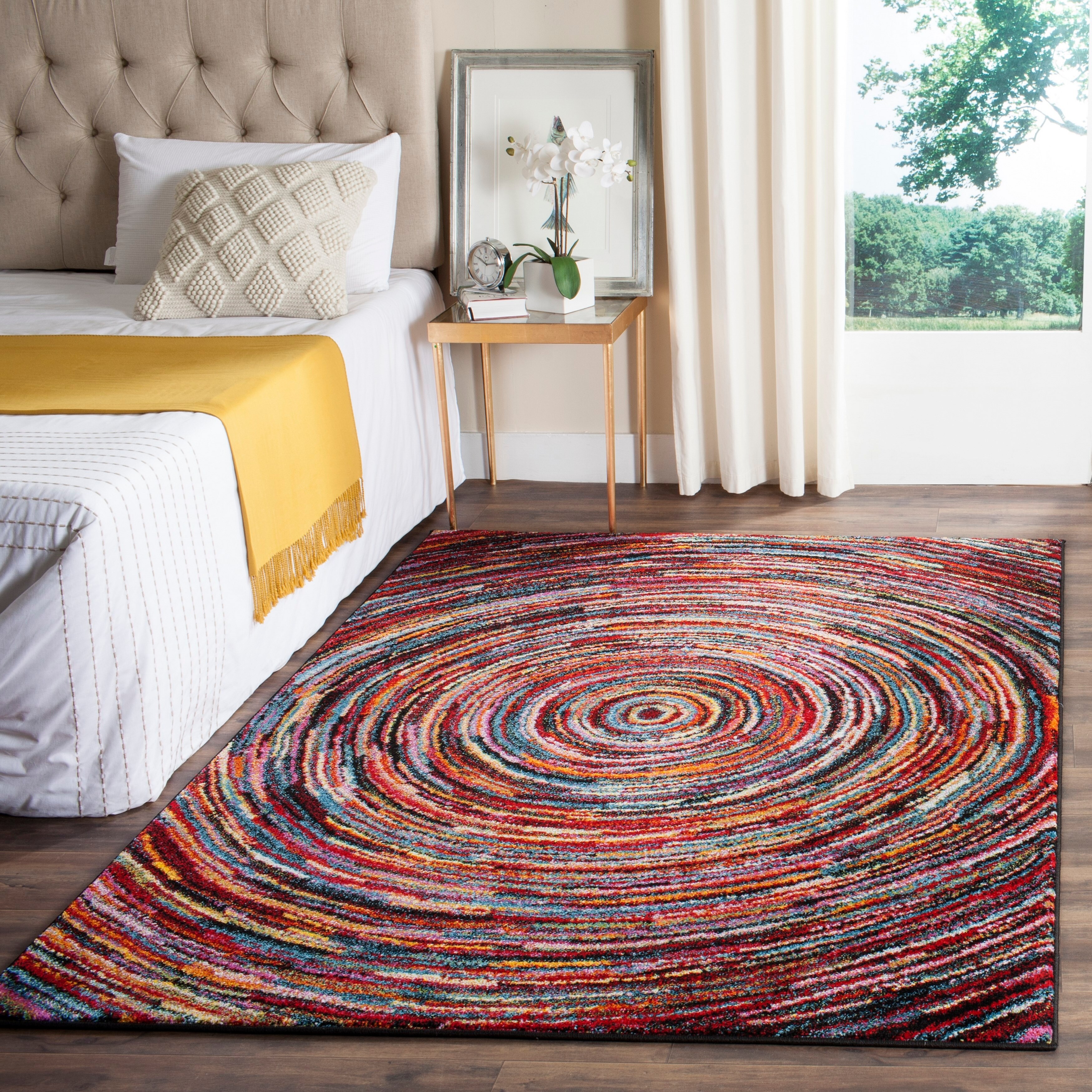 Shop Safavieh Aruba Loula Boho Abstract Rug Overstock 14328516
