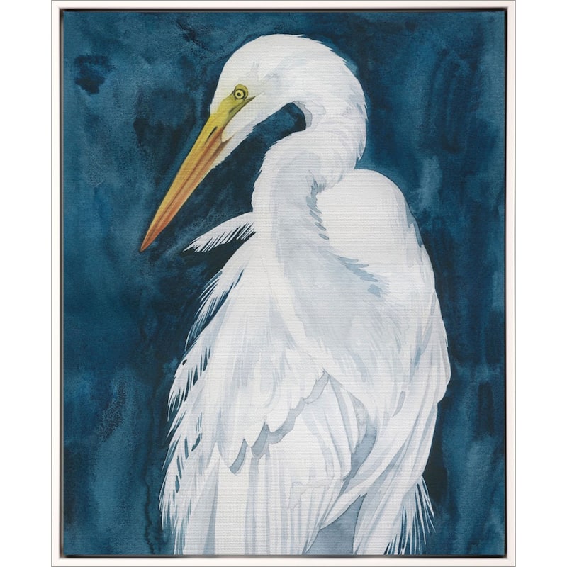 Midnight Hunter II Giclee on Canvas No Glass - 42 X 34 X 2 - Wood - White