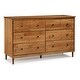 preview thumbnail 17 of 39, Middlebrook Bullrushes 6-drawer Solid Wood Dresser