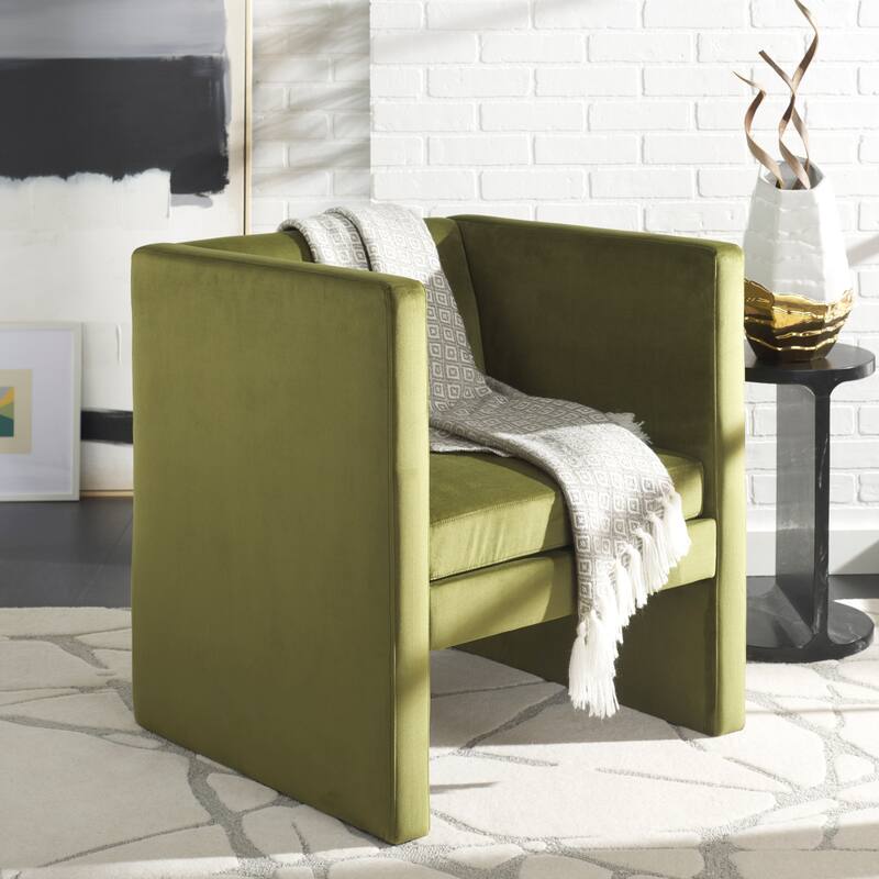 SAFAVIEH Itziar Accent Chair - W26" x D26" x H30" - 26Wx26Dx30H