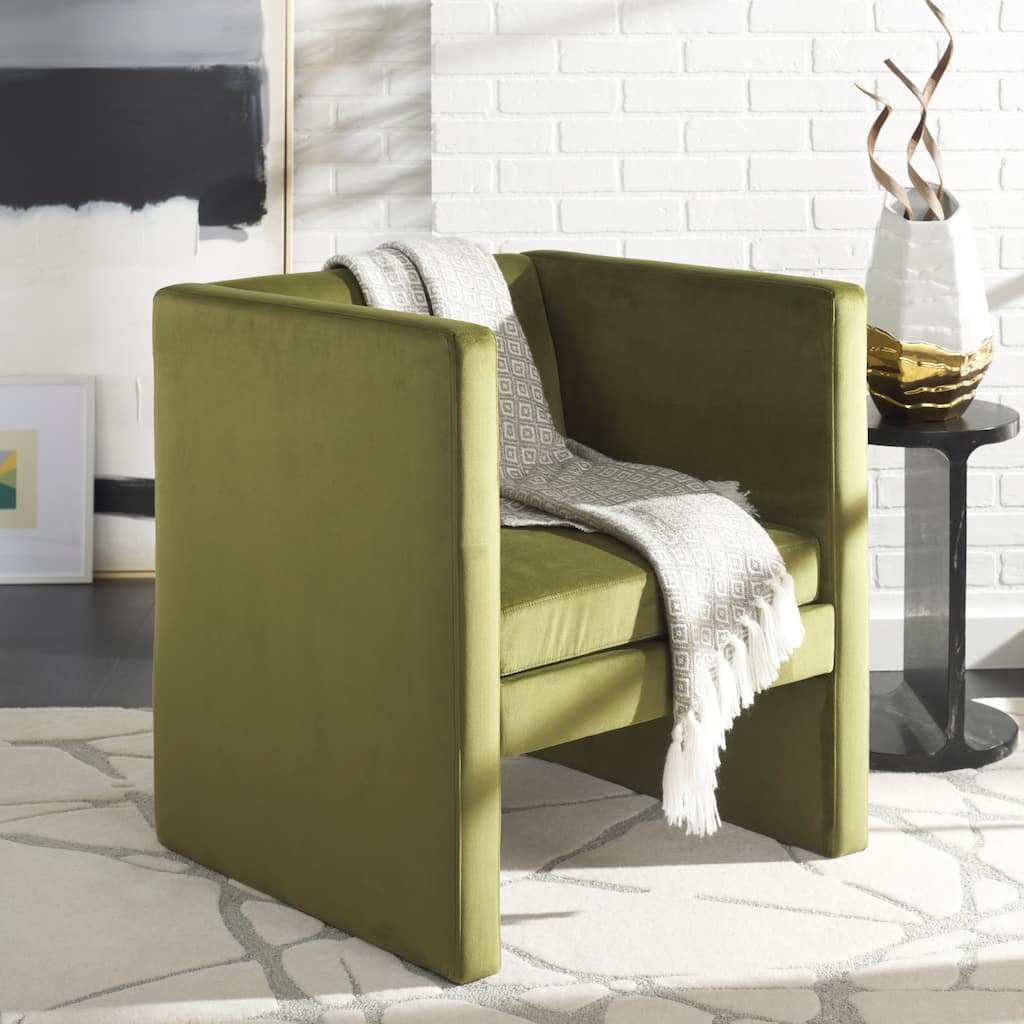 SAFAVIEH Itziar Accent Chair - W26" x D26" x H30" - 26Wx26Dx30H