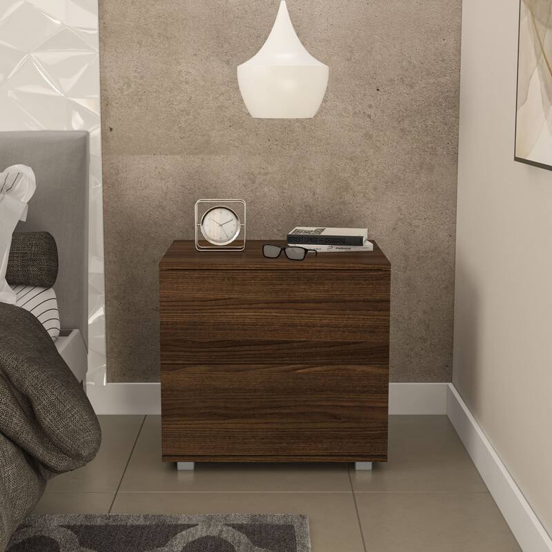 Polifurniture Madison Modern 2 Drawer Nightstand