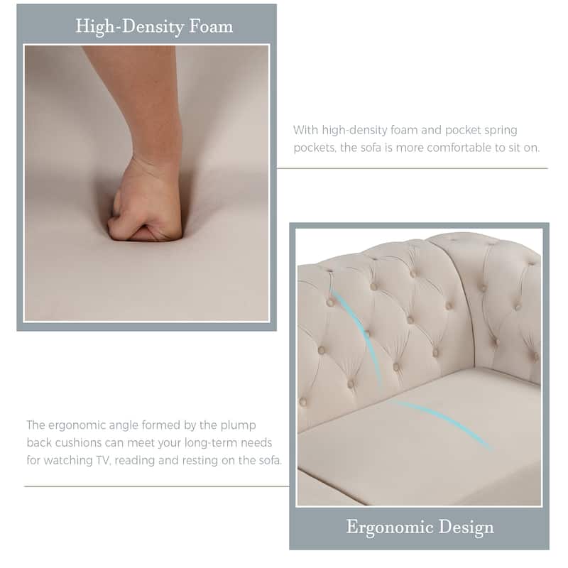 Living Room Chair Single Sofa Chair with Thick Removable Seat Cushion, Upholstered Accent Chair Lounge Chair