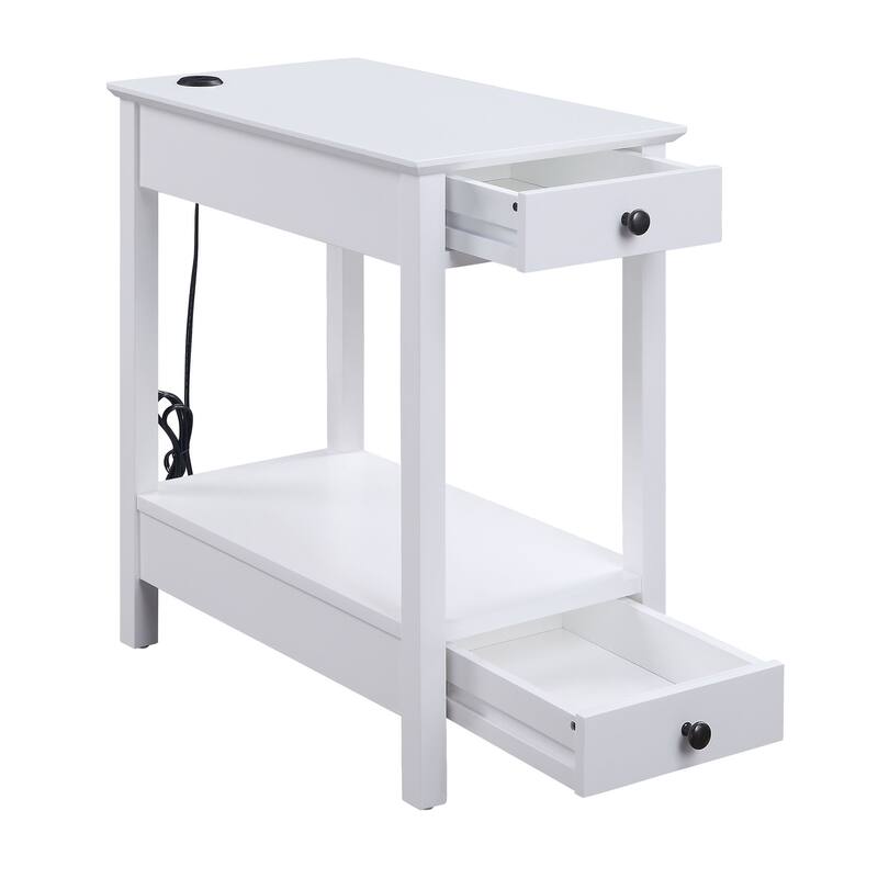 Albernaz Storage Accent Table with USB