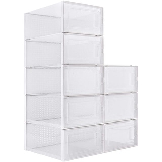 Bed bath and online beyond clear shoe boxes