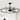 43" Industrial Matte Black Caged Fandelier Wagon Wheel Ceiling Fan with Remote - 43 W x 19.69" H