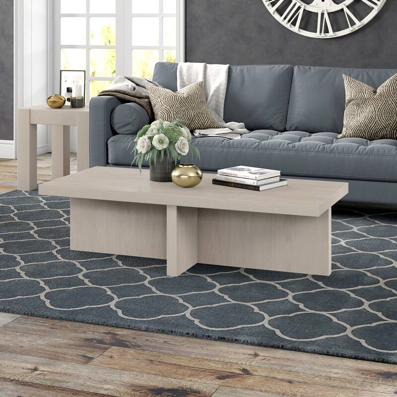 Elna 54" Wide Rectangular Coffee Table - 54" Wide