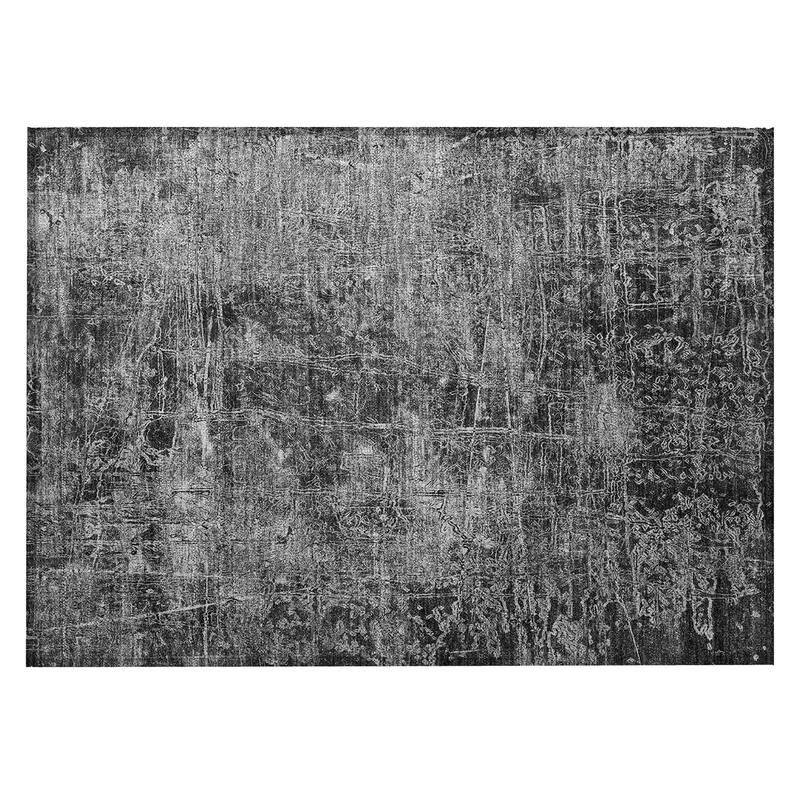 Alrim Modern Art-Inspired Weather Resistant Timeless Fusion Outdoor Rug