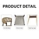 preview thumbnail 4 of 32, Furniture of America Holcomb Modern Wicker Rope Curved Patio Dining Arm Chair