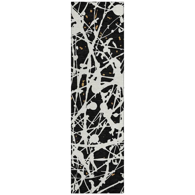 Machine Washable Indoor/ Outdoor Modern Campo Chantille Rug