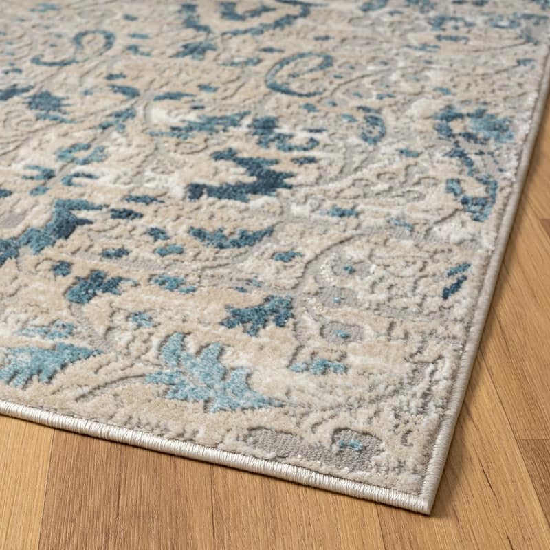 Luxe Weavers Vintage Floral Area Rug, Indoor Carpet