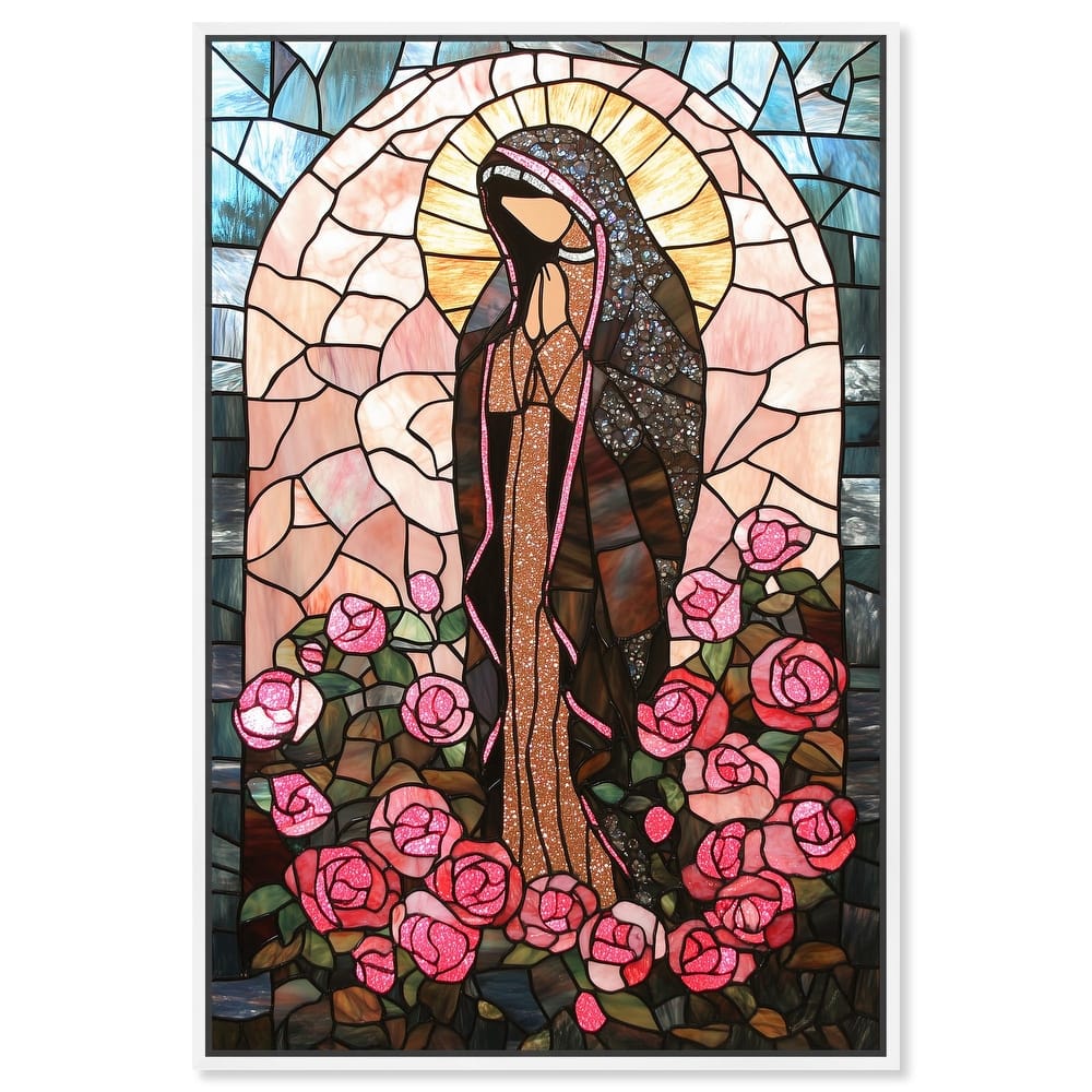 Glass Rosarium Guardian Canvas by Art Remedy