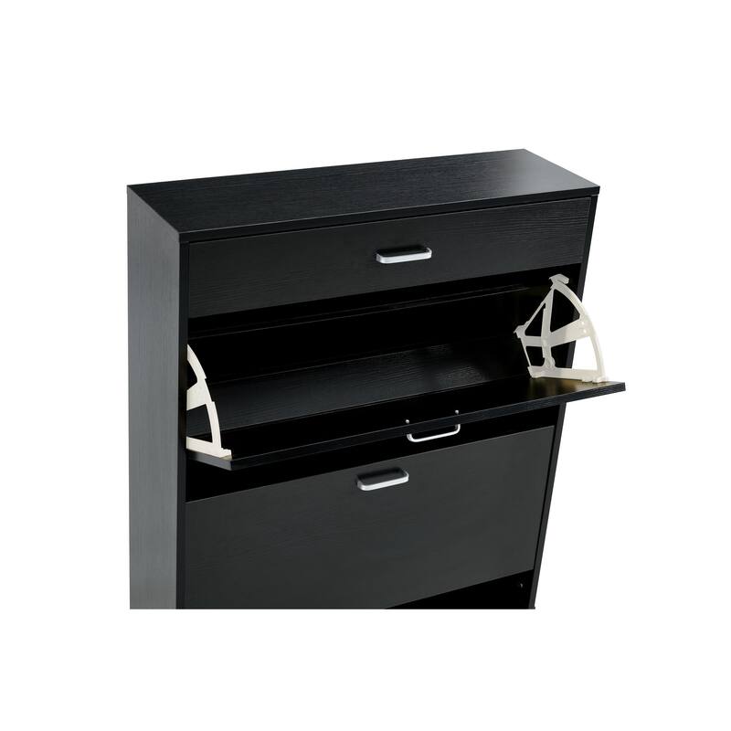 Shoe Cabinet , Shoe storage Shelves, metal leg