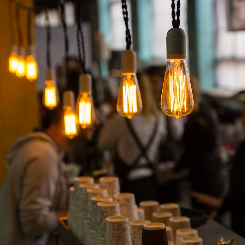 Bulbrite Pack of (4) Dimmable Antique Nostalgic Filament Incandescent Bulb