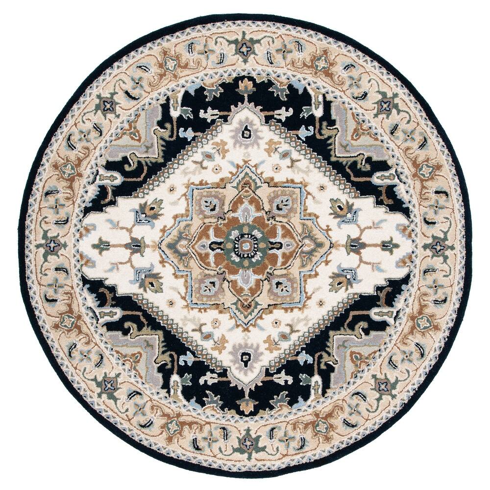 SAFAVIEH Handmade Heritage Carrol Traditional Oriental Wool Rug