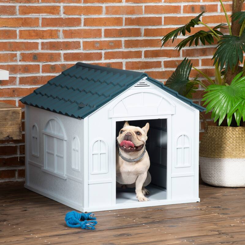 Dog House, Water Resistant Puppy Shelter Indoor Outdoor with Door,for Medium and Small Dogs