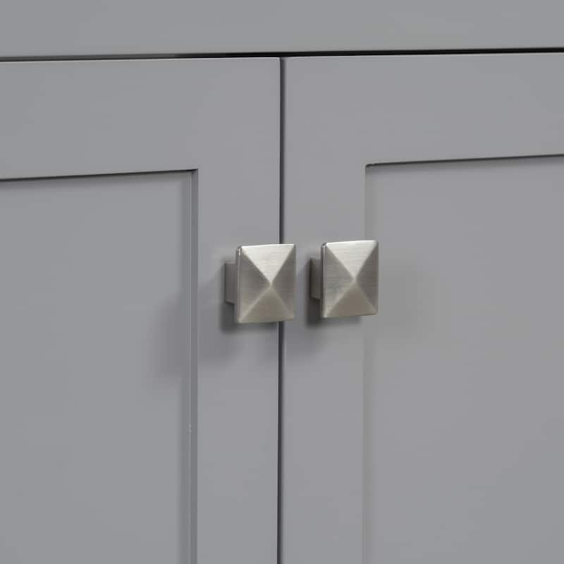 60"Bathroom Vanity Set with Double Vanities (Separate),Double Ceramic Sinks,Adjustable Shelf,Soft Close Doors and Flip Drawer