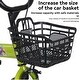 preview thumbnail 42 of 53, 18 Inch Sporty Kids Bike with Training Wheels and Stand Adjustable Saddle, Aged 5-10 years tall Height 39-49 inches
