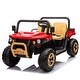 preview thumbnail 21 of 118, Electric Ride-On Car for Kids with Shock Absorbers, LED Lights, and Bluetooth - 24V Battery, Ages 3-8 Red