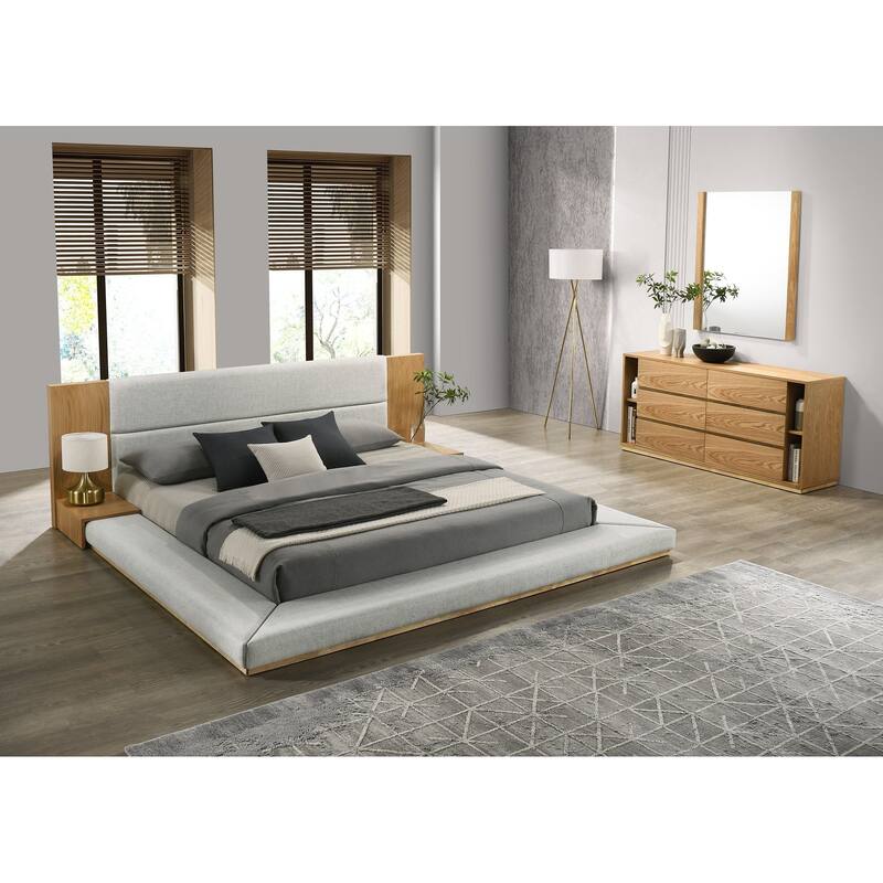 Nova Domus Jagger Modern Natural Oak Bed