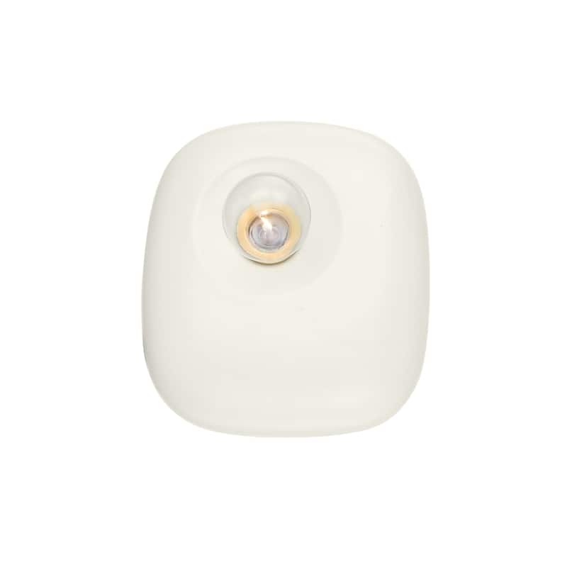Colleen 1 Light Bath Sconce - Aged Brass/Satin Ivory