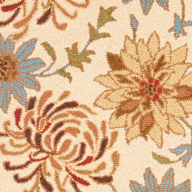 SAFAVIEH Handmade Blossom Arminda Modern Floral Wool Rug